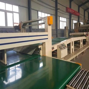 De corrugación de línea de producción automática abajo apilador para caja de cartón