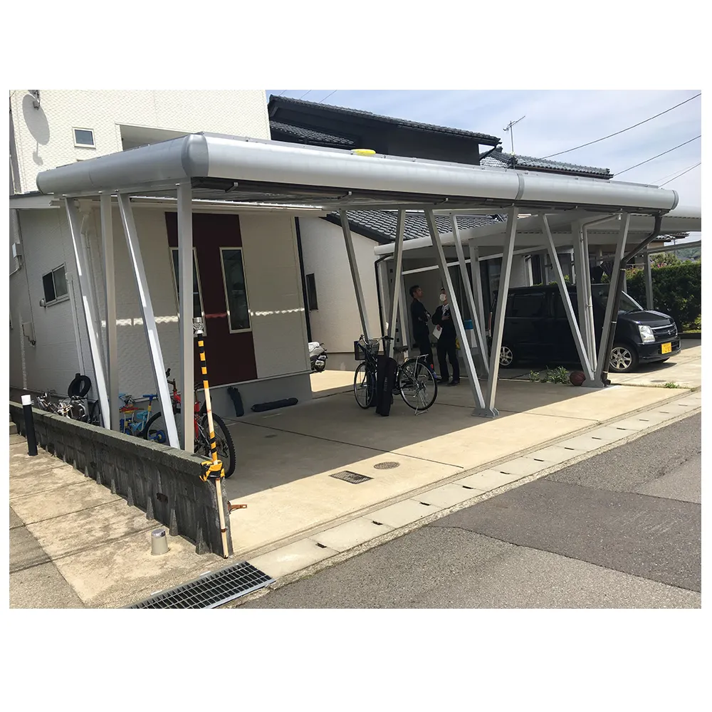 Carport Solars truktur PV-Garagen Solar Carport Racking Bracket Strukturelle Aluminium legierung Kit Racking Montage Carport