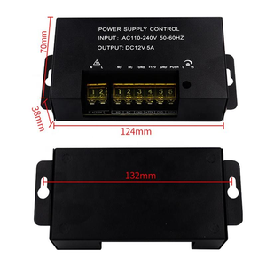 Interruptor de control de acceso de entrada de fuente de alimentación 12V5A caja de fuente de alimentación de control de acceso de salida - Product Image 5
