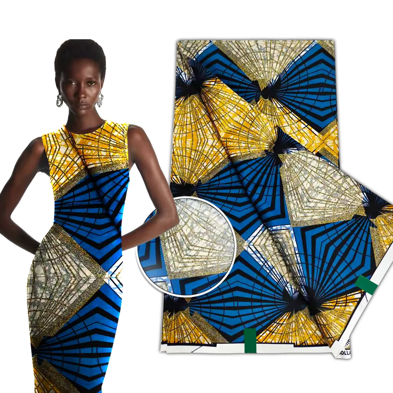 Горячая Распродажа, новая модель, африканская Java Batik, настоящая ткань, хлопковая ткань с принтом для восковой ткани