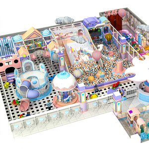 夢のカスタムキッズ人気の遊園地キャンディーテーマ屋内ソフトプレイエリア子供のためのいたずらな城の遊び場機器