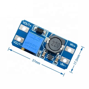 Placa potenciadora MT3608 2a, módulo de fuente de alimentación ajustable de DC-DC, entrada de amplio voltaje 2/24V, se levanta 5/9/12/28V - Product Image 2