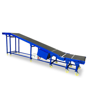 Cinta transportadora automática de alta resistencia, cinta transportadora de velocidad ajustable para carga y descarga - Product Image 4