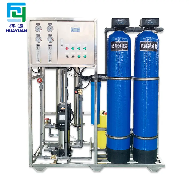 Filtro de arena Tratamiento de agua Ósmosis Pozo profundo Filtro de agua Maquinaria de tratamiento Máquina purificadora de agua para beber comercial