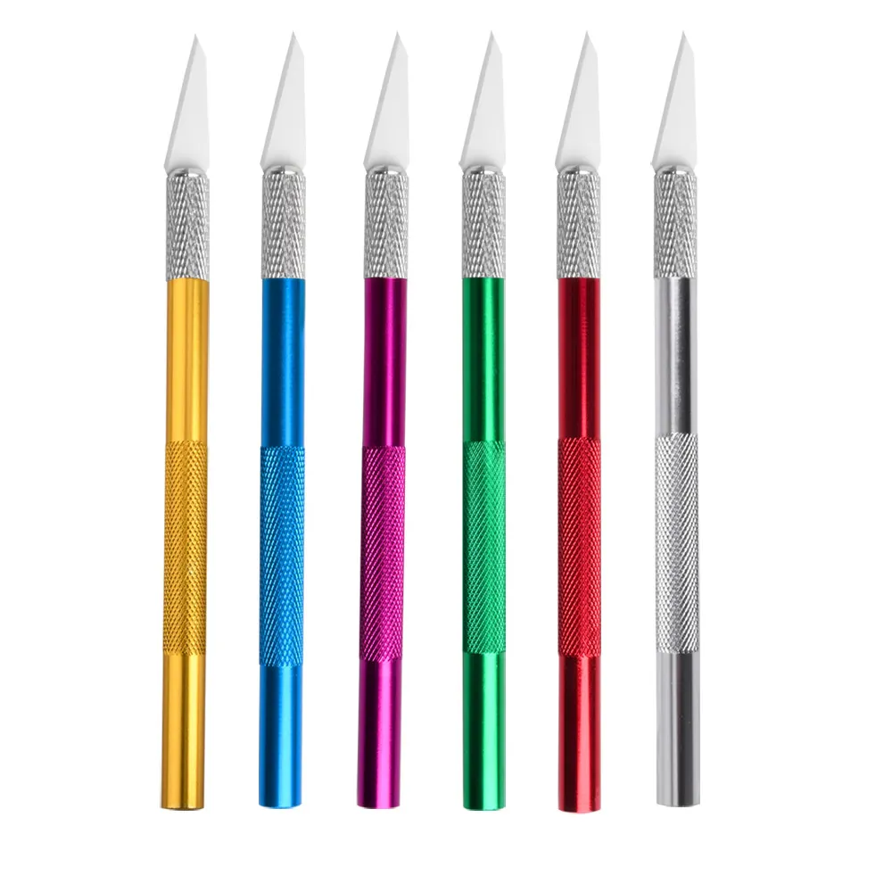 Ceramics blade Precision Carving Cutter Craft Knife Solid Metal Pen Knife