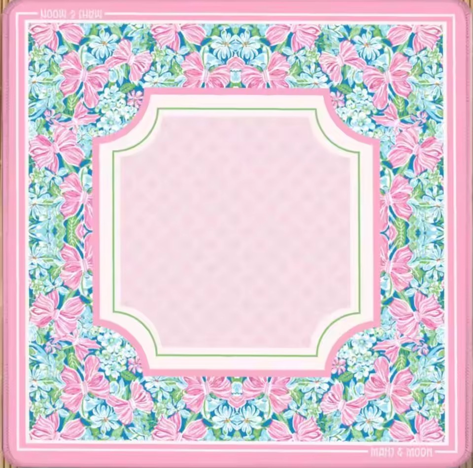Nœud papillon rose et bleu