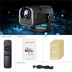 Hy320 Mini Thông Minh <span class=keywords><strong>Android</strong></span> Điện Thoại Máy Chiếu Cập Nhật Rạp Hát Tại Nhà 4K Full HD Di Động Ngoài Trời Du Lịch Máy Chiếu - Product Image 6