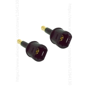 Toslink to Mini Toslink <strong>Adapter</strong> M/F 3.5 mm Optical Audio Cable Connectors for Macbook, TV Box - Product Image 2