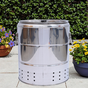 Xách tay thép không gỉ Hàn Quốc BBQ nướng bảng dã ngoại ngoài trời bếp nấu ăn với than tùy chọn cho cắm trại - Product Image 1