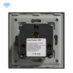 European Standard Tuya Intelligent Outlet Glass Panel 16A WIFI Voice <strong>Control</strong> Smart <strong>German</strong> ZigBee Socket