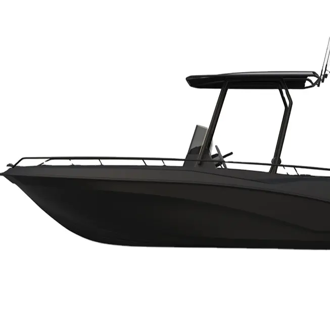 Alesta barco de pesca marlin 500 eco, nova fibra de vidro preto, melhor qualidade, branco, oceano, lago, rio 5 m