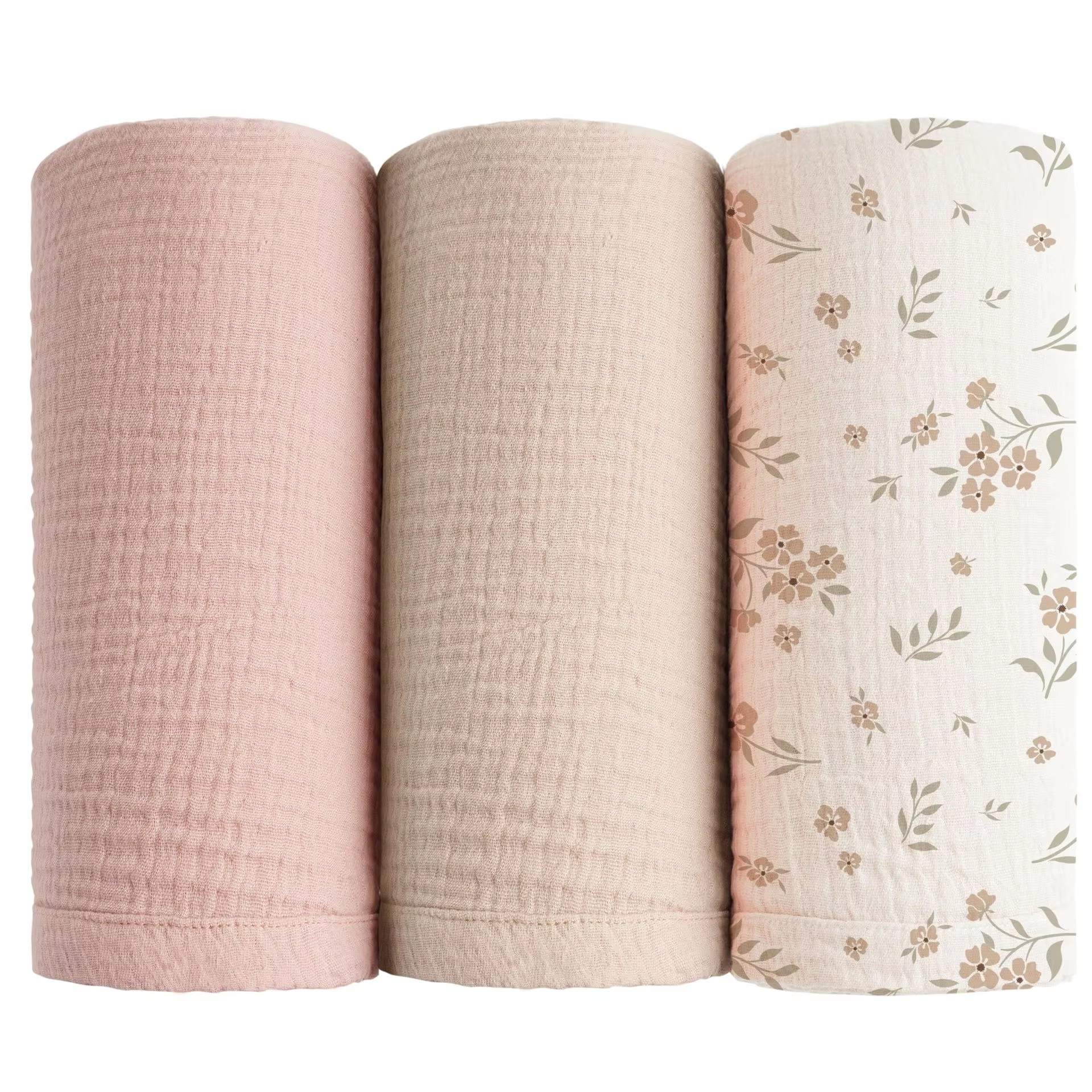 Light pink khakis floral