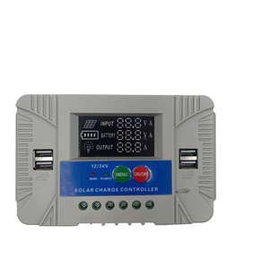 30A Controlador de carga de batería solar PWM 30A 40A 50A 60A 12V/24V 4USB Salida 5V/2A Controlador de panel solar fuera de la red - Product Image 6