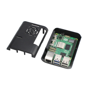 Raspberry Pi 5 Kunststoffs chale Schwarz ABS-Gehäuse Wärme ableitung schale für Raspberry Pi 5 4GB 8GB Single Board Computer