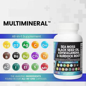 ยาขมิ้น Bladderwrack 3000มก. มอสทะเลแคปซูลยาสำหรับระบบภูมิคุ้มกัน - Product Image 4