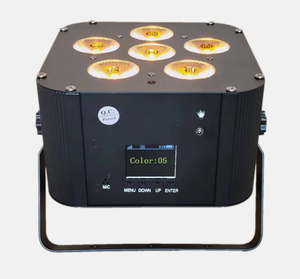 6X18W pil gücü kablosuz DMX LED düz Par, uygun Wifi ve uzaktan kumanda ile çok yönlü aydınlatma seçenekleri sunar - Product Image 2