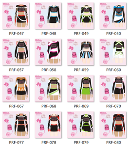 Custom Logo Girl Uniform <strong>for</strong> Cheerleading with High Quality Sublimation Cheerleading Uniform