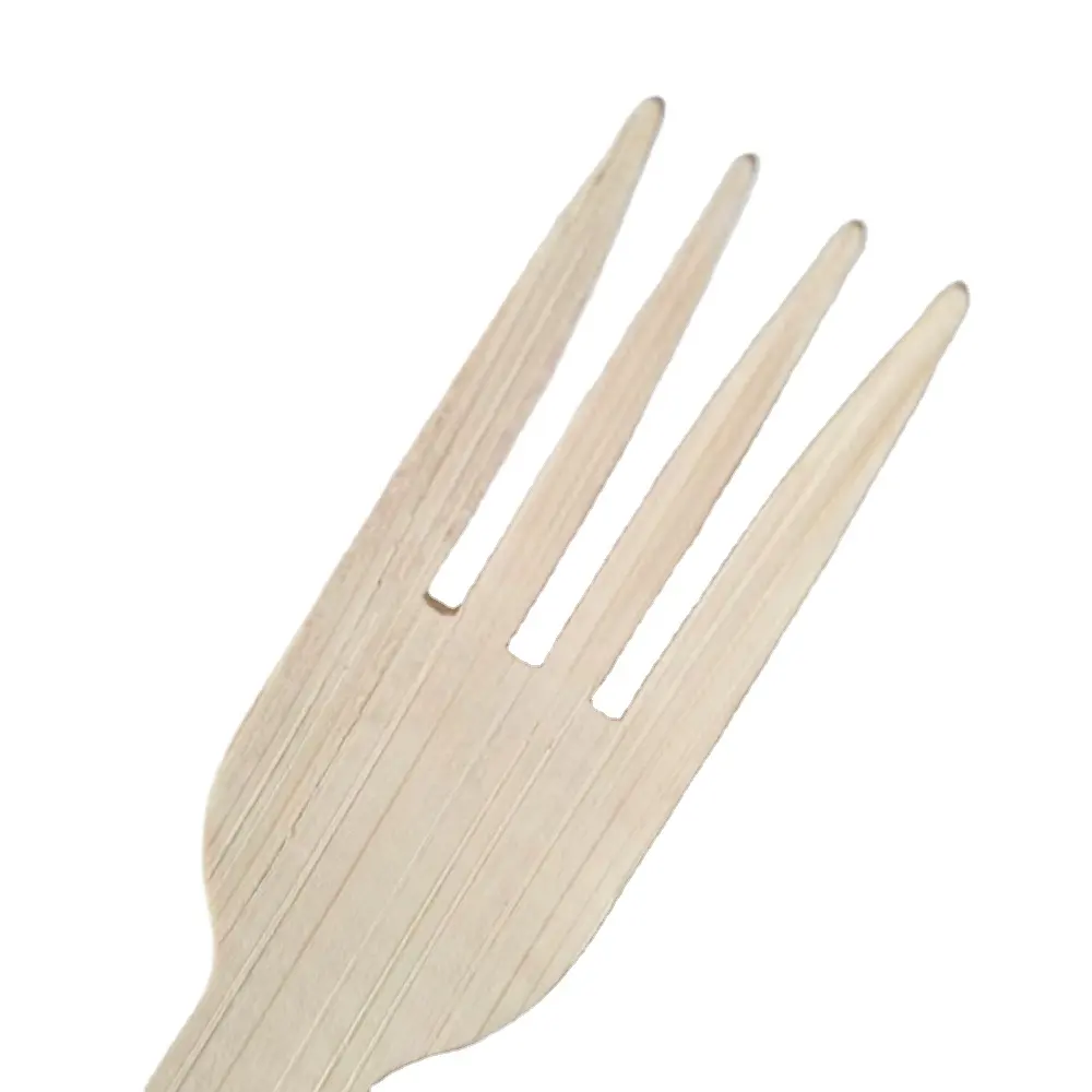 Venta al por mayor logotipo personalizado 100% biodegradable desechable bambú cuchara cuchillo conjunto tenedor cubiertos