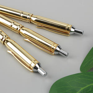 Sáng Tạo gương vàng đồng đạn bút Súng masccline đẩy Báo Chí hành động Súng kim loại bút bi với Hộp quà tặng - Product Image 3