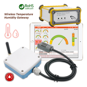 Transmisor de sensor de temperatura y humedad digital a prueba de agua Sistema de sensor de humedad de temperatura inalámbrico industrial