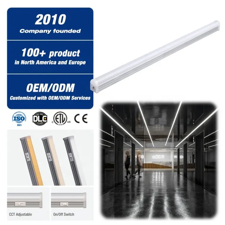 High lumen warehouse shop factory 0.3m 0.6m 0.9m 1.2m t5 led tube light 100-240v