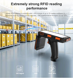 Android 13搭載 産業用RFIDポータブルハンドヘルドリーダー 5.5インチデータ端末PDA 865-868MHzパッシブUHF RFIDタグスキャナー - Product Image 4