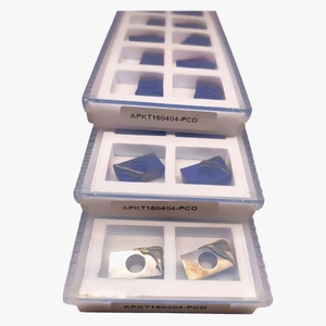 ECL Hot Sales <strong>PCD</strong> Insrerts Diamond <strong>Cutter</strong> Turning for Aluminum Milling Cutting Diamond <strong>PCD</strong> Milling <strong>Cutter</strong> APKT160404 APKT1135 - Product Image 4