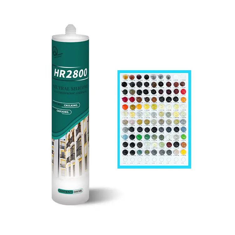 Factory price eco-friendly custom color quick drying construction glue neutral silicone sealant price