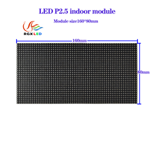High Resolution P2.5 160x80mm 160x160mm Smd 2121 Full Color Hub75 Led Module 64X32 for Led <strong>Digital</strong> Shelf Display - Product Image 3