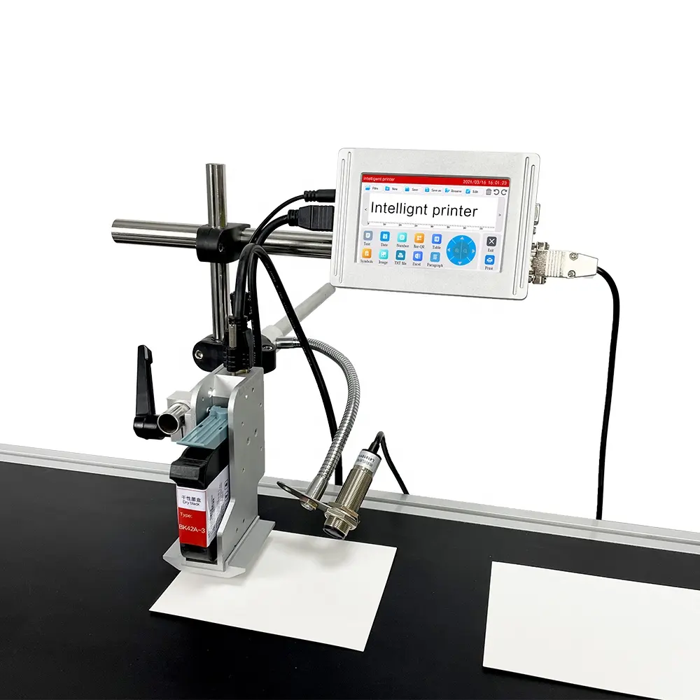 Codificatore di cartone a getto d'inchiostro/data di scadenza stampante a codice batch/codificatrice a getto d'inchiostro con tecnologia tij 2.5