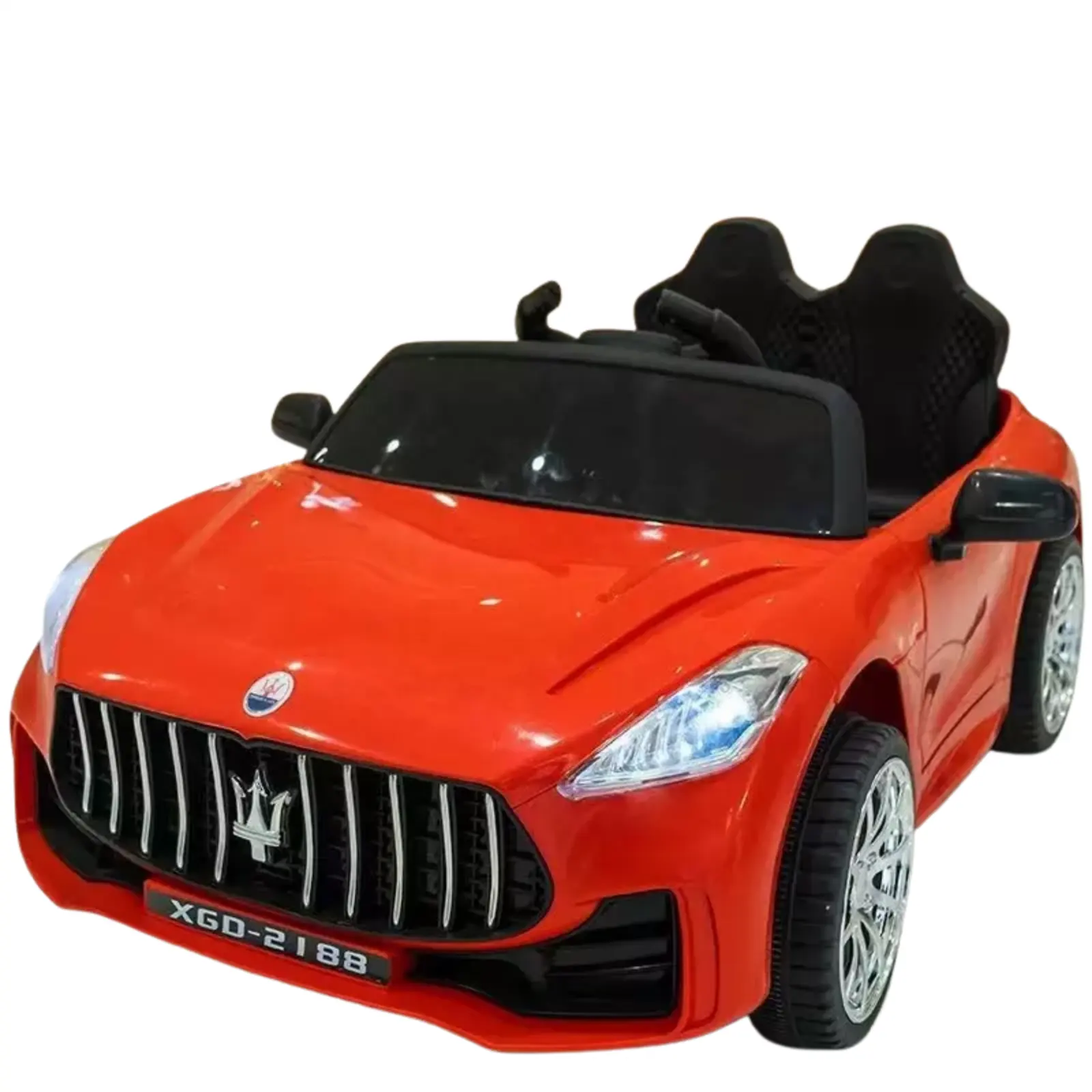 รถเด็กไฟฟ้าสี่ล้อควบคุมระยะไกลรถของเล่นเด็กสามารถนั่งในรถเด็กคู่ผู้ใหญ่