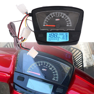 LED สากลดิจิตอลรถจักรยานยนต์ไฟฟ้า Speedometer มาตรวัดระยะทางแดชบอร์ดสําหรับ EX5 - Product Image 3