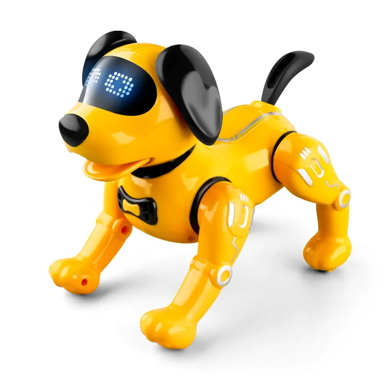 新しいジェスチャーセンシングペットロボット犬スタント音声対話幼児教育子供のおもちゃ子供用インテリジェントリモートコントロールロボット