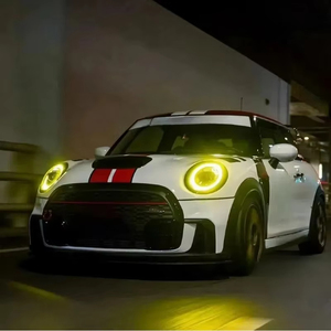 2020-2021 Mini Cooper <strong>LED</strong> Headlight Angel Eyes DRL for F54 F55 F56 F57 LCI <strong>Red</strong> Blue <strong>LED</strong> Condition Daytime Running Light <strong>Red</strong> Blue - Product Image 4