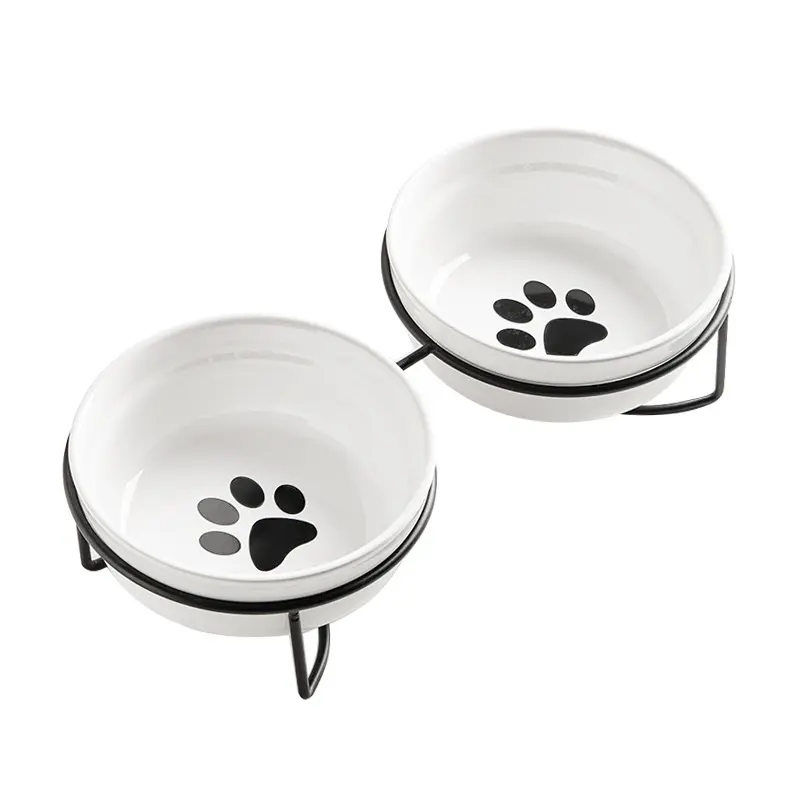 Utensílios de cozinha para animais, utensílios para alimentar animais de estimação, cão, gato e cachorro, tigela de cerâmica