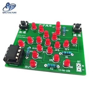 Windmill Flashing Electronic Circuit <strong>Diagram</strong> MCU Production Rotating <strong>Light</strong> DIY Electronic Kit Electronic Build Kits Diy - Product Image 2