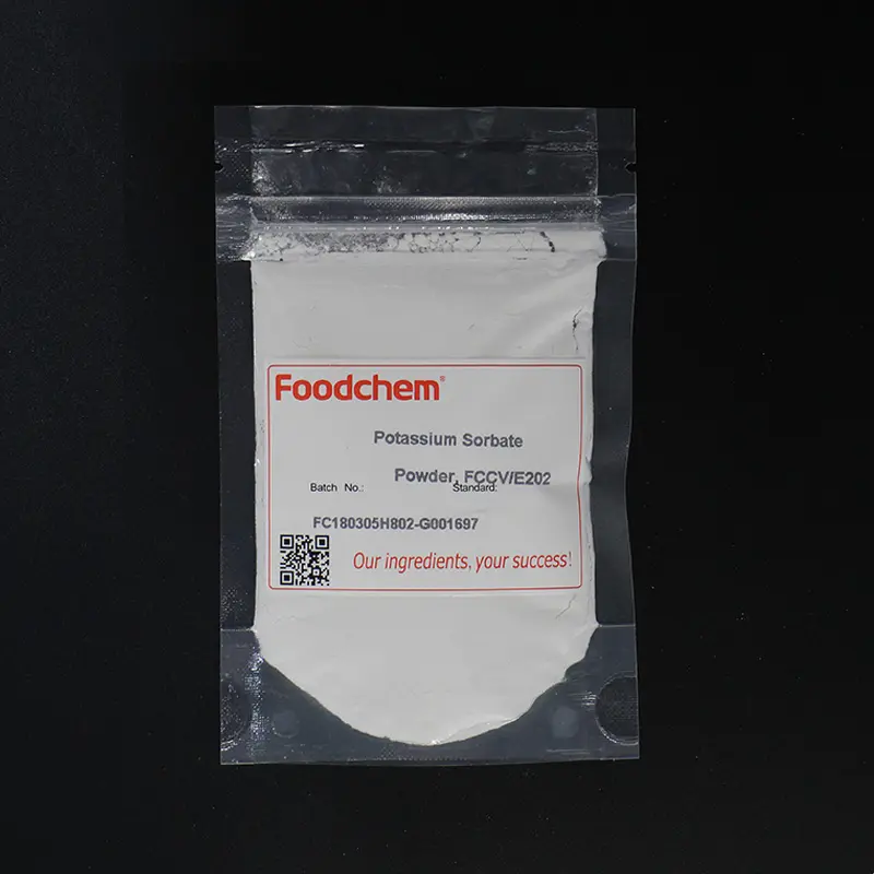 Additivi alimentari E202 polvere di cristallo bianco conservante alimentare 99% sorbato di potassio
