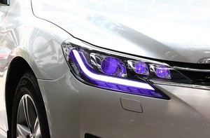 Toyota Mark Mark X 2010-2017 için uygun modifiye üç göz farlar, RGB gündüz farları, akan dönüş sinyalleri - Product Image 6