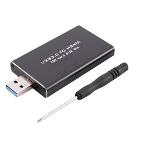 MSATA至USB 5Gbps USB 3.0至mSATA固态硬盘机箱迷你PCI-E mSATA至USB 3.0转换器适配器M2固态硬盘外置硬盘盒 - Product Image 3