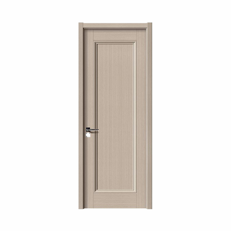 Modern Simple design Pvc finished veneer Melamine board with tempered glass Interior swing wooden door or sliding door
