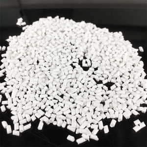 Pellet de color plástico liso al por mayor dióxido de titanio rutilo Tio2 30%-60% masterbatch blanco para PE PP PET