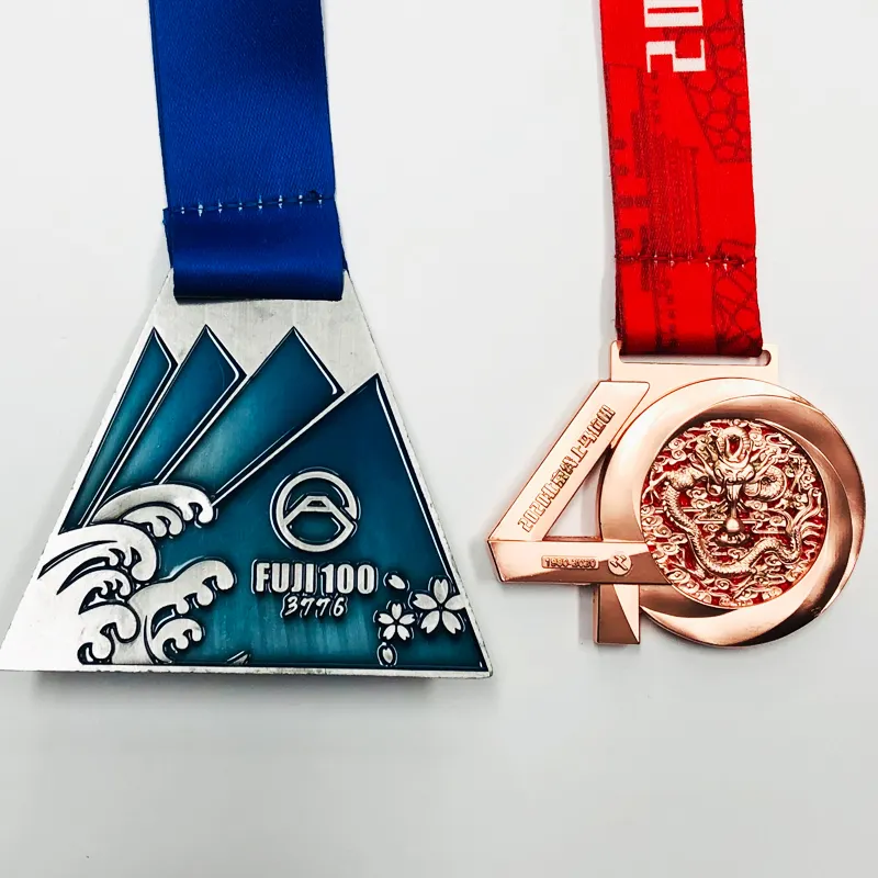 Medalla metálica personalizada para correr, excelente calidad, para maratón, evento deportivo, medallones de esmalte suave, fabricante para medallas personalizadas