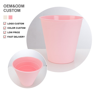 Fabrika doğrudan tedarik 9.5L yuvarlak şekil OEM renk plastik çöp kutusu - Product Image 1