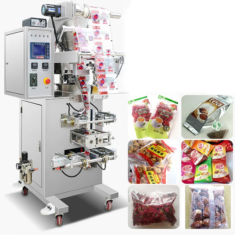 Machine de remplissage de poudre de lait en sachet de soda caustique acrylique automatique de haute précision