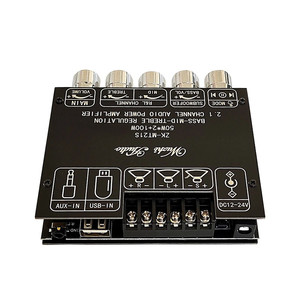 ZK-MT21S 2*50W+100W 2.1 Channel BT5.1 Audio Power Amplifier Board Subwoofer Midrange Treble Audio APP <strong>AMP</strong> USB AUX - Product Image 1