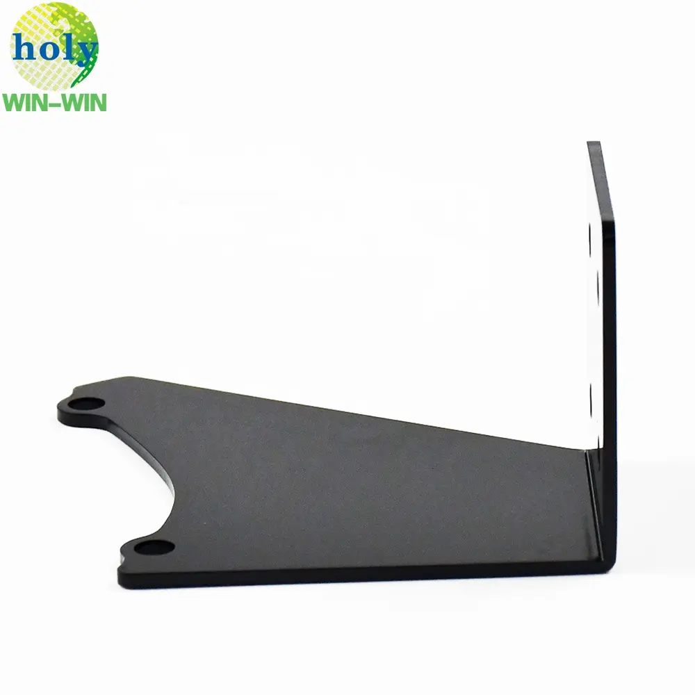 ISO9001 Custom Steel Laser Cutting Parts With Glossy Black Electrophoresis Finished Sheet Metal Fabrication for Scooter Parts