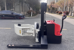 HELI非標準カスタマイズされた完全電気スタッカー紙ロール付きクランプスタッカーメーカーより大きな負荷容量