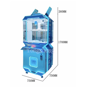 热卖硬币操作剪辑游戏机商用旋转和掉落礼品有奖爪机 - Product Image 3