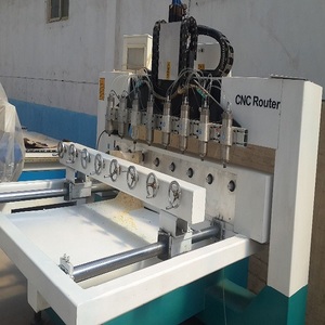 Premium OEM Factories Automatic Sofa Legs Making Machine <strong>Computer</strong> <strong>Control</strong> 4 Axis 8 Spindle Rotary <strong>Cnc</strong> <strong>Router</strong> - Product Image 4