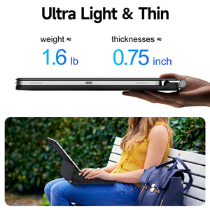 三星Galaxy Tab S7 + S8 + S9 + S10 + RGB背光平板键盘多键原厂新款半硅胶外壳 - Product Image 6